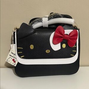 ModCloth for Hello Kitty Black and Red Crossbody Bag